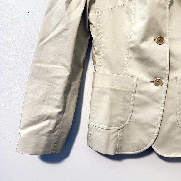 Sisley Classic Taglia Blazer Beige Size 38 - Picture 6 of 7